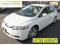 Taffeta White - Civic LX Sedan Photo No. 1