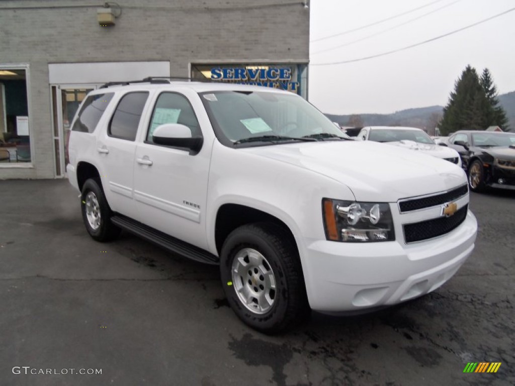 2013 Tahoe LS 4x4 - Summit White / Ebony photo #10