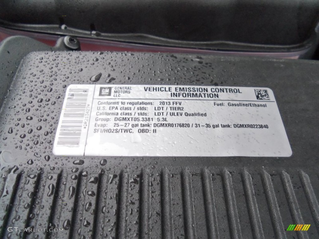 2013 Tahoe LS 4x4 - Summit White / Ebony photo #17