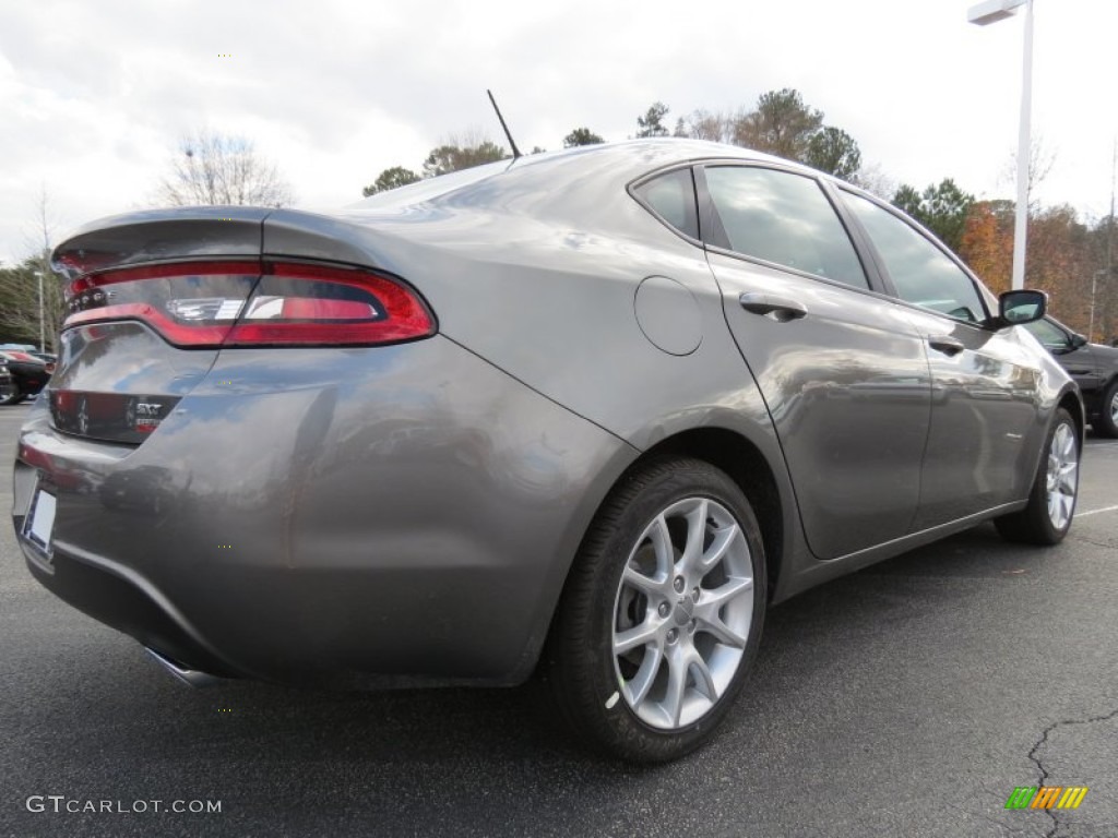 2013 Dart SXT - Tungsten Metallic / Black photo #3