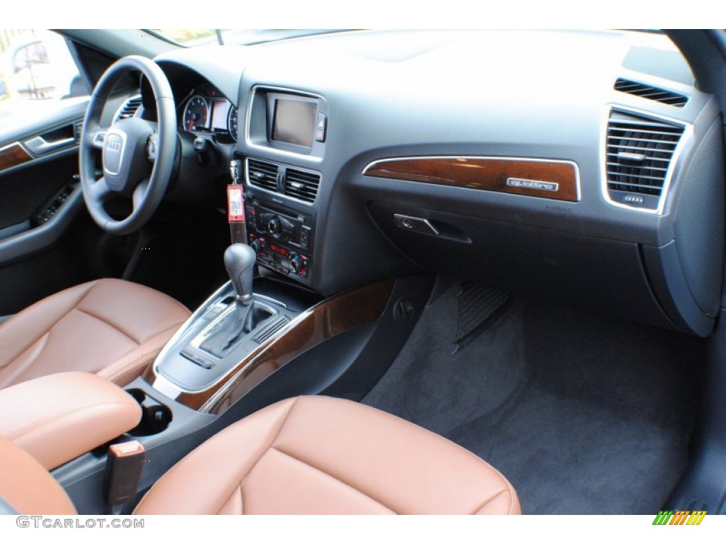2012 Audi Q5 2.0 TFSI quattro Cinnamon Brown Dashboard Photo #74178328
