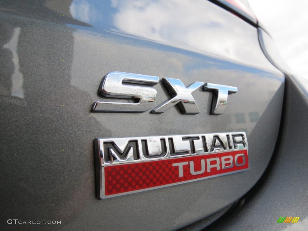 2013 Dart SXT - Tungsten Metallic / Black photo #8