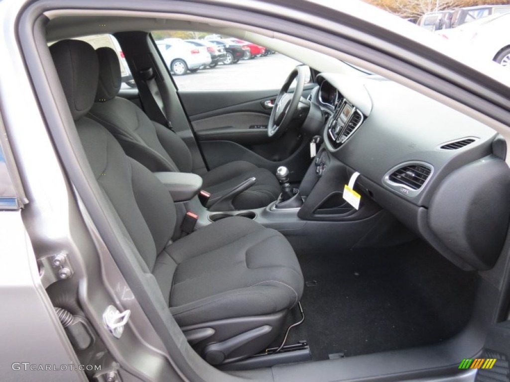 2013 Dart SXT - Tungsten Metallic / Black photo #9