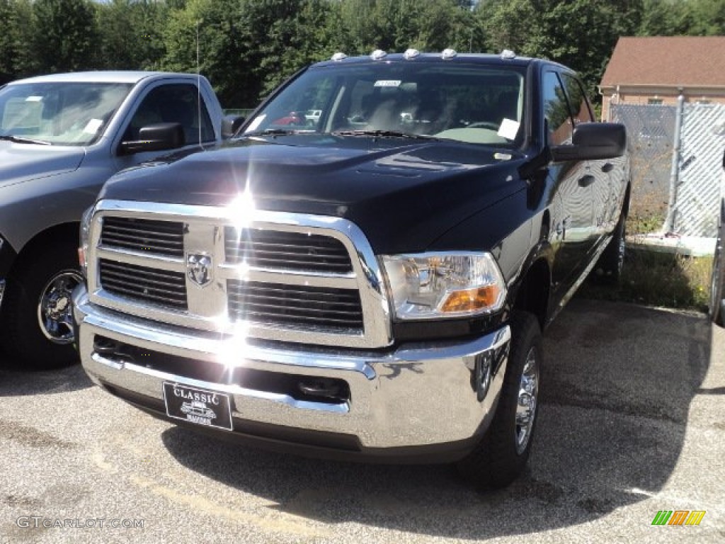 2012 Ram 2500 HD SLT Crew Cab 4x4 - Black / Dark Slate/Medium Graystone photo #1