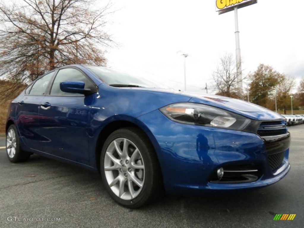 Blue Streak Pearl Coat 2013 Dodge Dart Rallye Exterior Photo #74179798