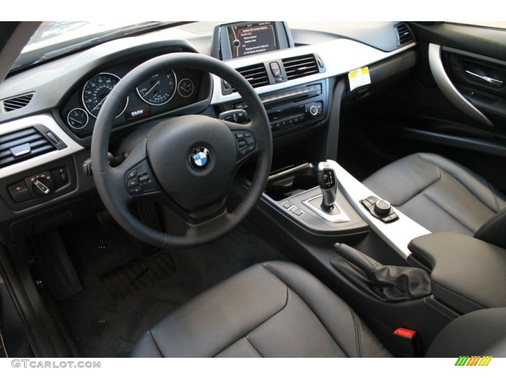 Black Interior 2013 BMW 3 Series 328i xDrive Sedan Photo #74180071