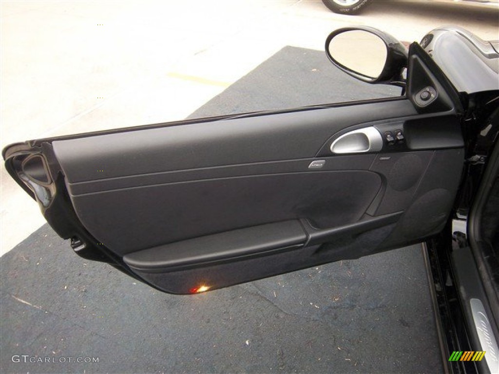 2011 Porsche Cayman Standard Cayman Model Black Door Panel Photo #74180083