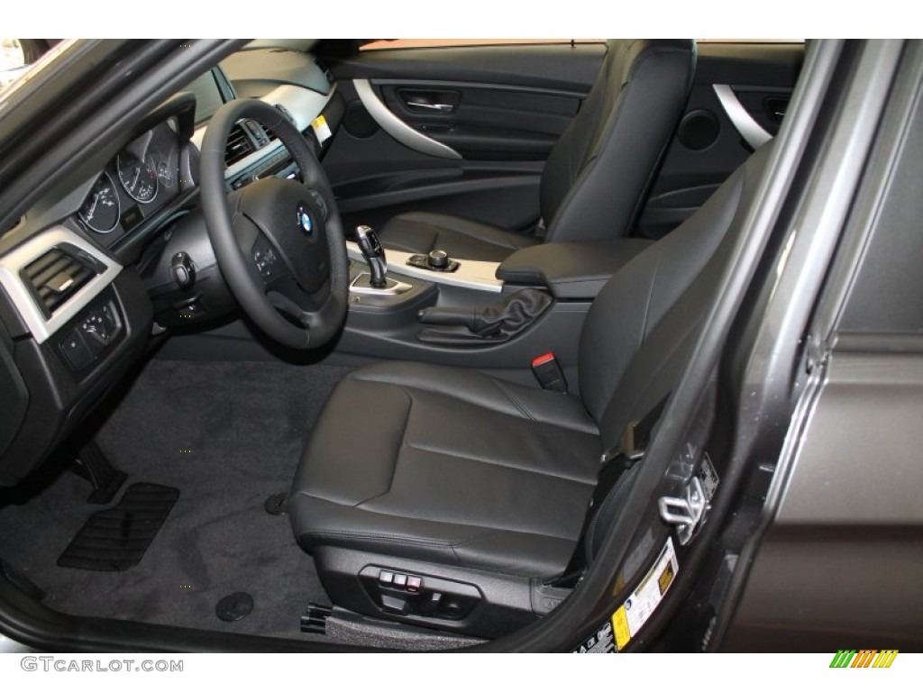 Black Interior 2013 BMW 3 Series 328i xDrive Sedan Photo #74180092