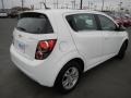 2013 Summit White Chevrolet Sonic LT Hatch  photo #4