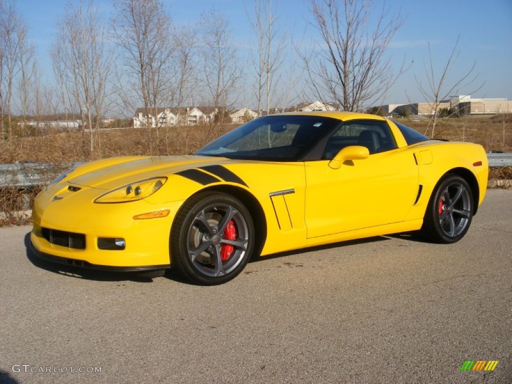 Velocity Yellow 2012 Chevrolet Corvette Grand Sport Coupe Exterior Photo #74181625