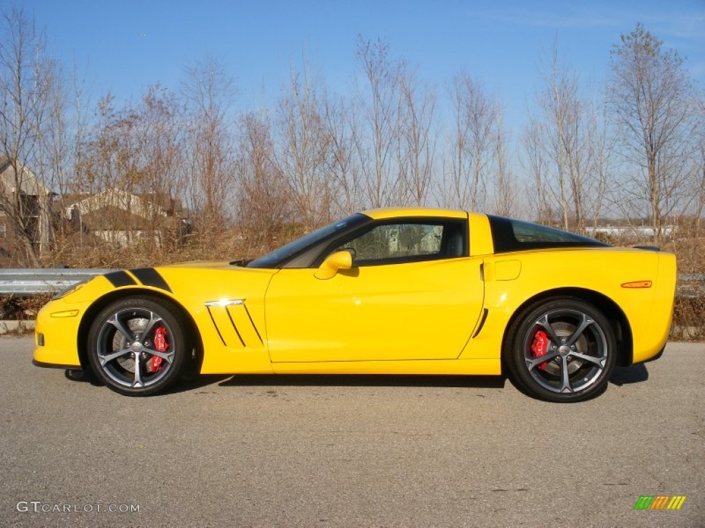 Velocity Yellow 2012 Chevrolet Corvette Grand Sport Coupe Exterior Photo #74181691