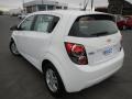 2013 Summit White Chevrolet Sonic LT Hatch  photo #8