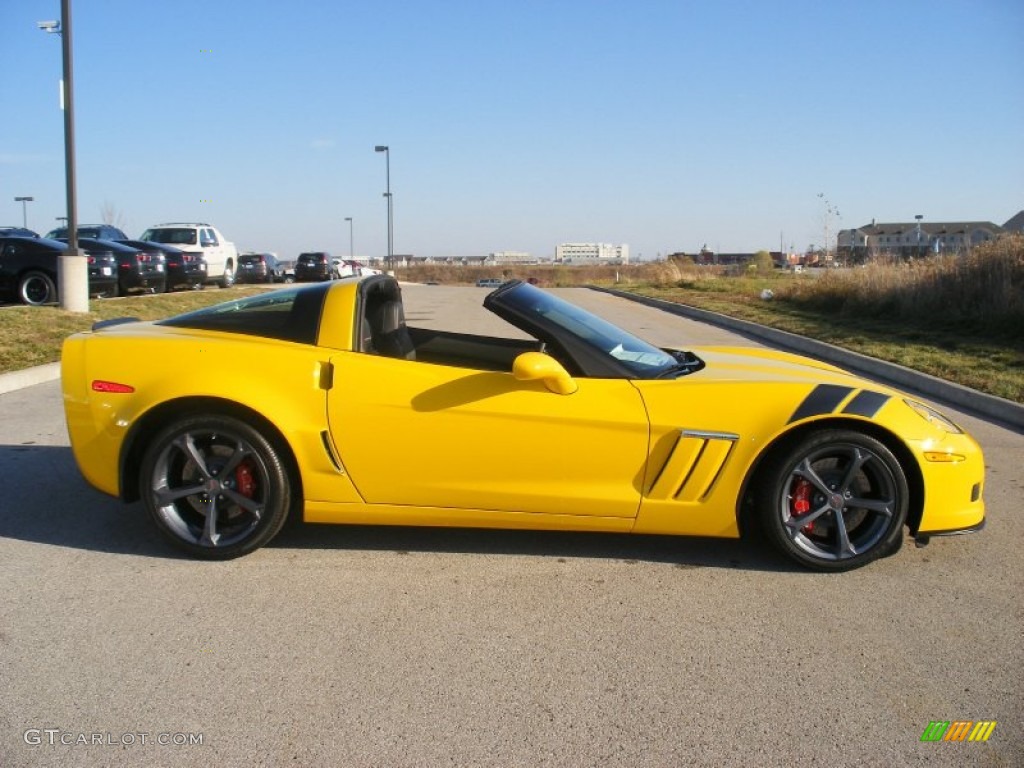 Velocity Yellow 2012 Chevrolet Corvette Grand Sport Coupe Exterior Photo #74181765