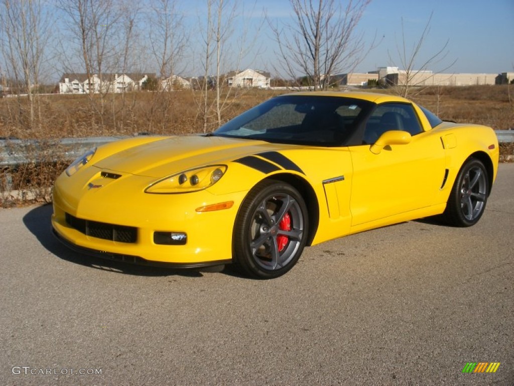 Velocity Yellow 2012 Chevrolet Corvette Grand Sport Coupe Exterior Photo #74181801