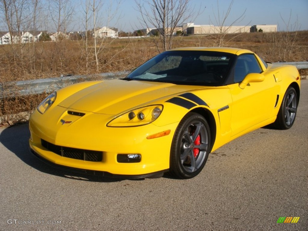 Velocity Yellow 2012 Chevrolet Corvette Grand Sport Coupe Exterior Photo #74181898