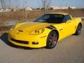 Velocity Yellow 2012 Chevrolet Corvette Grand Sport Coupe Exterior