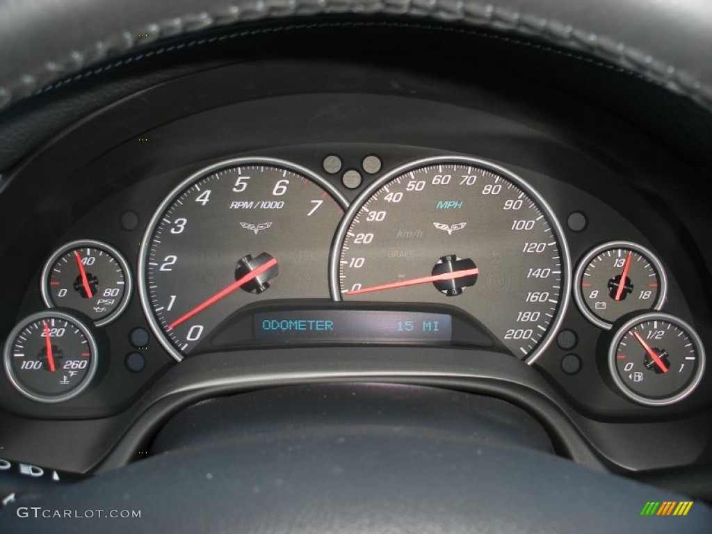2012 Chevrolet Corvette Grand Sport Coupe Gauges Photo #74182006
