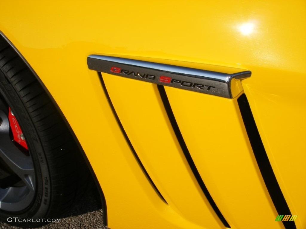 2012 Corvette Grand Sport Coupe - Velocity Yellow / Ebony photo #26