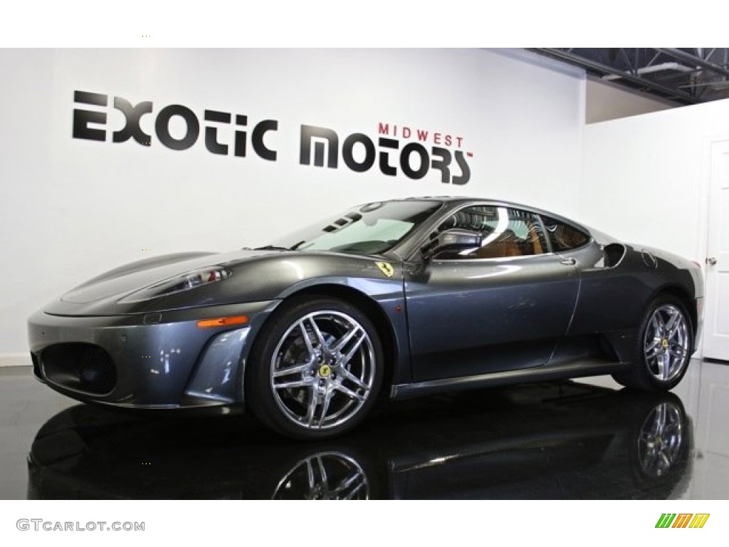 2006 F430 Coupe F1 - Grigio Ingrid (Grey) / Beige photo #5