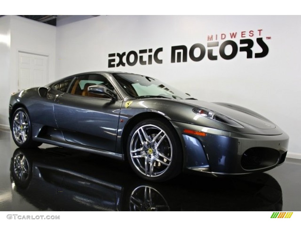 2006 F430 Coupe F1 - Grigio Ingrid (Grey) / Beige photo #6