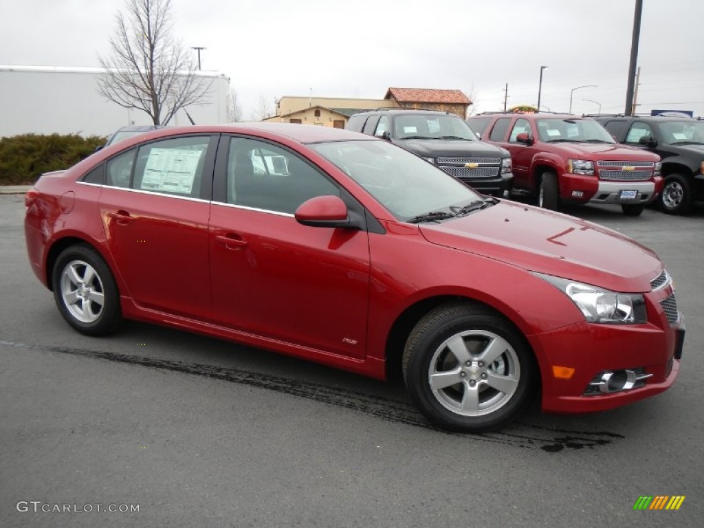 2013 Cruze LT/RS - Crystal Red Metallic Tintcoat / Jet Black photo #3