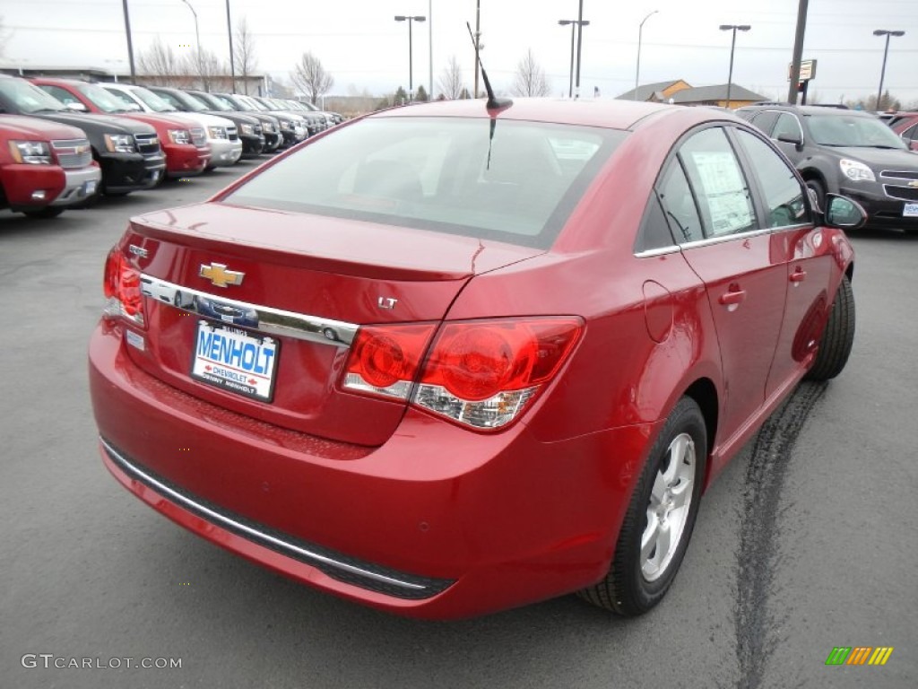 2013 Cruze LT/RS - Crystal Red Metallic Tintcoat / Jet Black photo #4