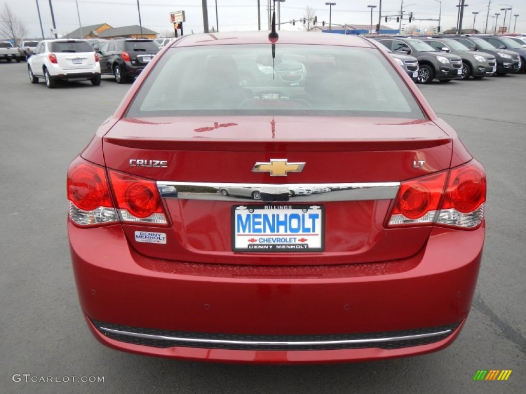 2013 Cruze LT/RS - Crystal Red Metallic Tintcoat / Jet Black photo #5