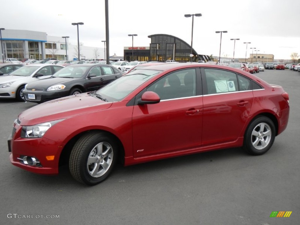 2013 Cruze LT/RS - Crystal Red Metallic Tintcoat / Jet Black photo #7