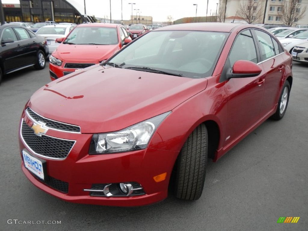 2013 Cruze LT/RS - Crystal Red Metallic Tintcoat / Jet Black photo #8