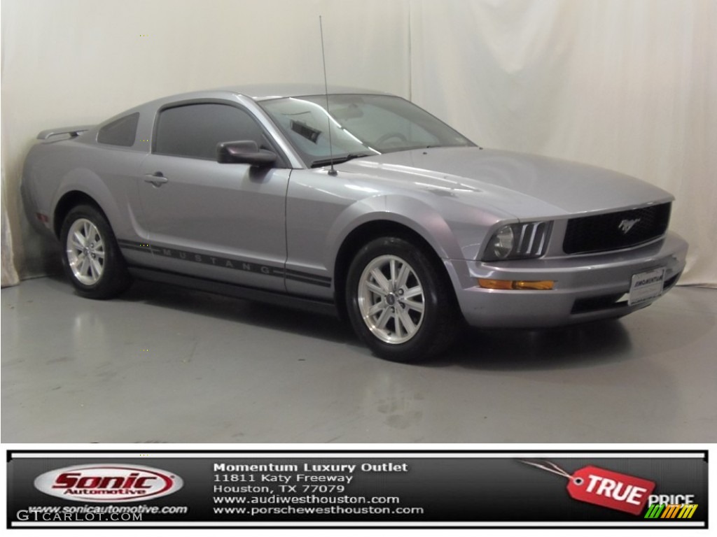 2006 Mustang V6 Deluxe Coupe - Tungsten Grey Metallic / Dark Charcoal photo #1