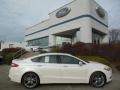 2013 White Platinum Metallic Tri-coat Ford Fusion Titanium AWD  photo #1