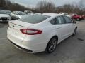 2013 White Platinum Metallic Tri-coat Ford Fusion Titanium AWD  photo #8