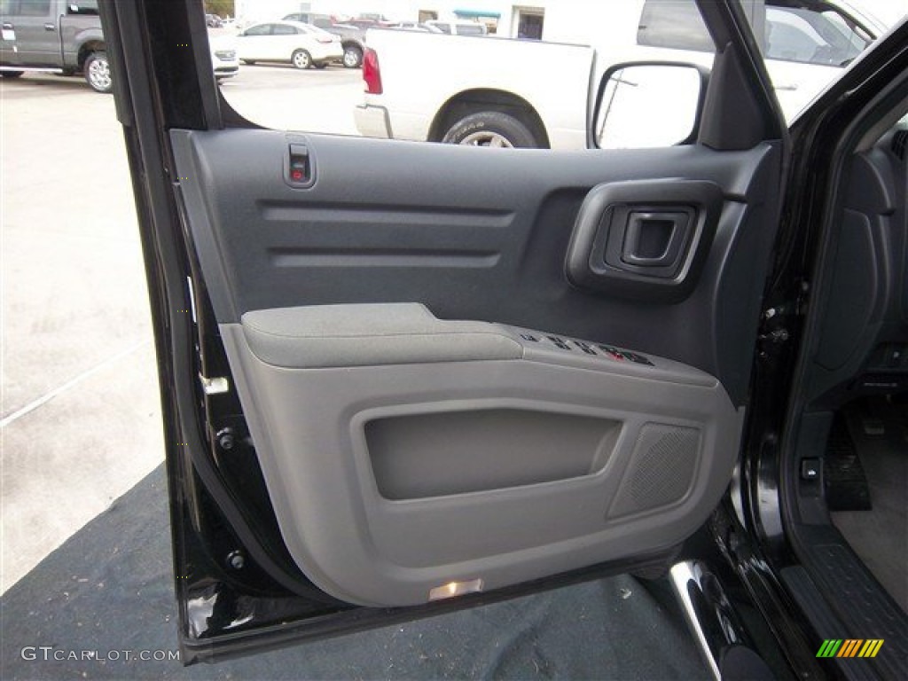 2011 Ridgeline RT - Crystal Black Pearl / Gray photo #13