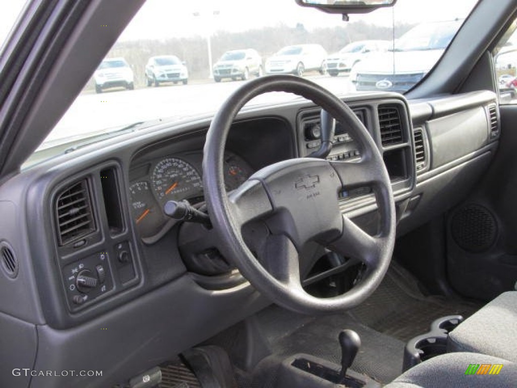 2006 Silverado 1500 Work Truck Regular Cab 4x4 - Silver Birch Metallic / Dark Charcoal photo #13