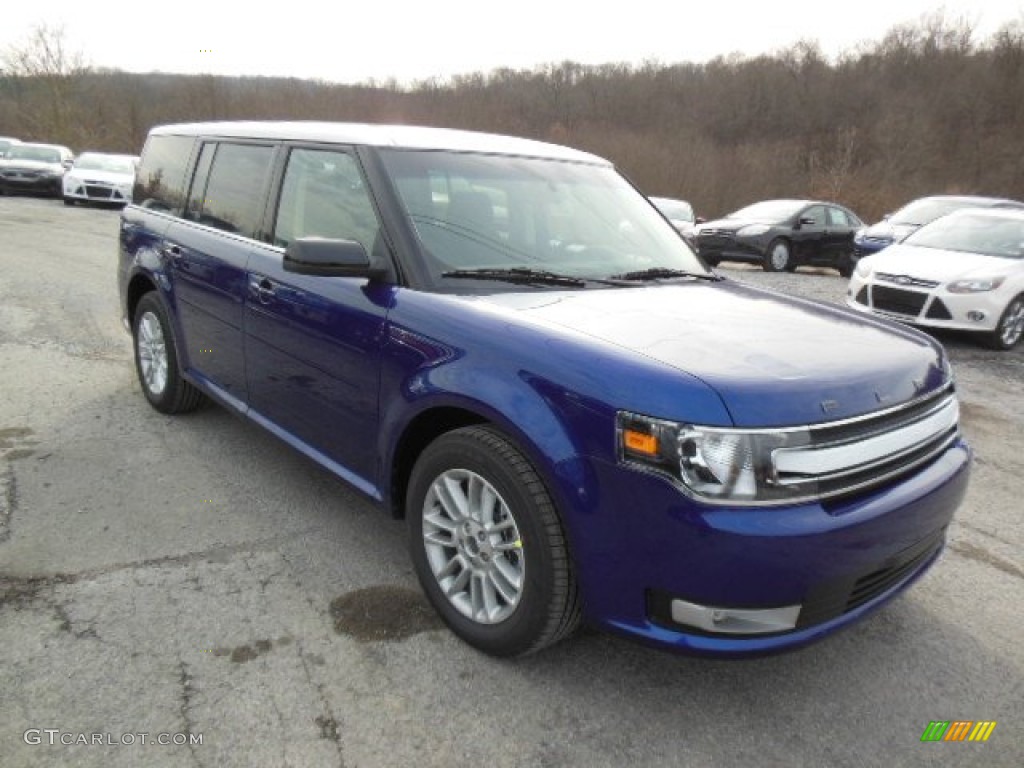 Deep Impact Blue Metallic 2013 Ford Flex SEL AWD Exterior Photo #74184103