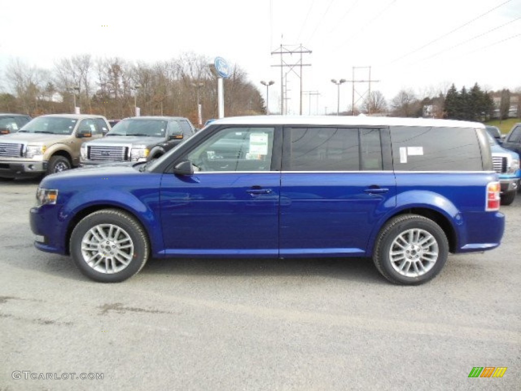 Deep Impact Blue Metallic 2013 Ford Flex SEL AWD Exterior Photo #74184166