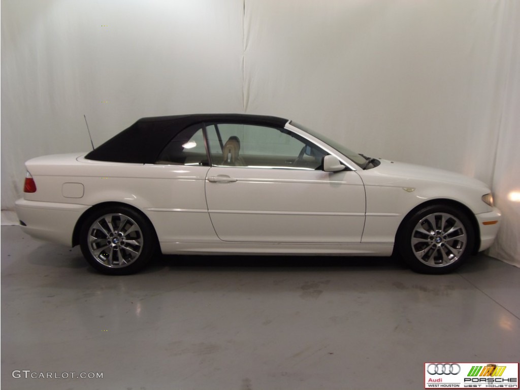 2005 3 Series 330i Convertible - Alpine White / Sand photo #5