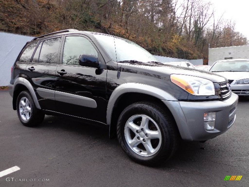 2001 RAV4 4WD - Black / Gray photo #3