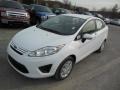 2013 Oxford White Ford Fiesta S Sedan  photo #4