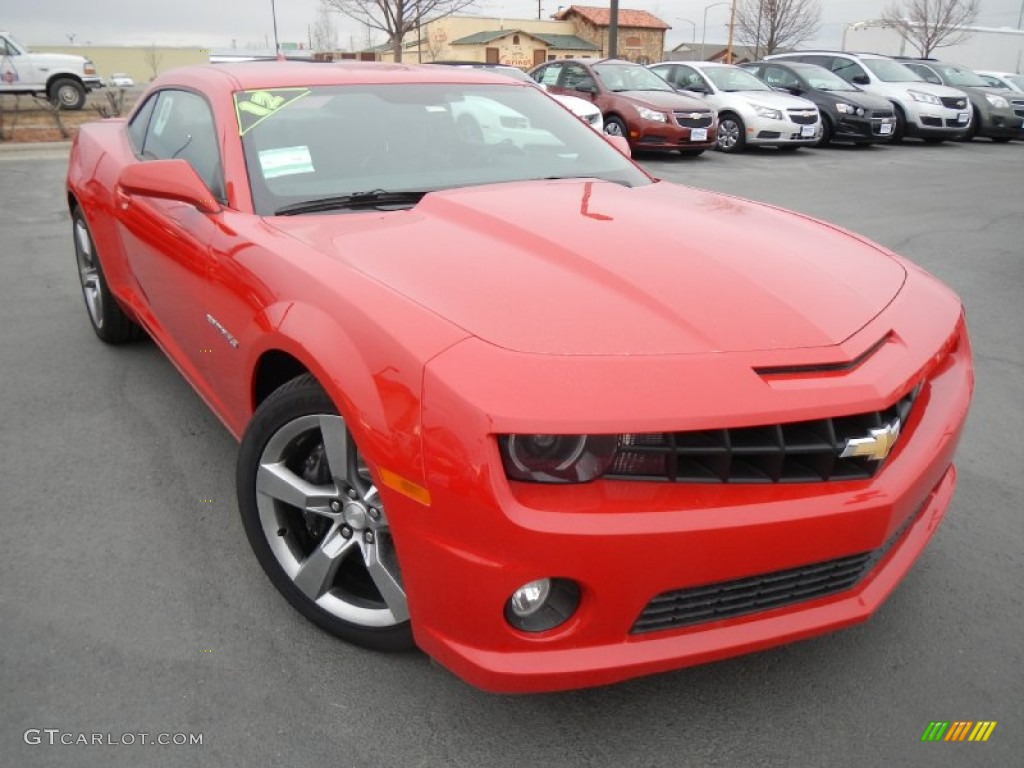 Victory Red 2012 Chevrolet Camaro SS/RS Coupe Exterior Photo #74184693