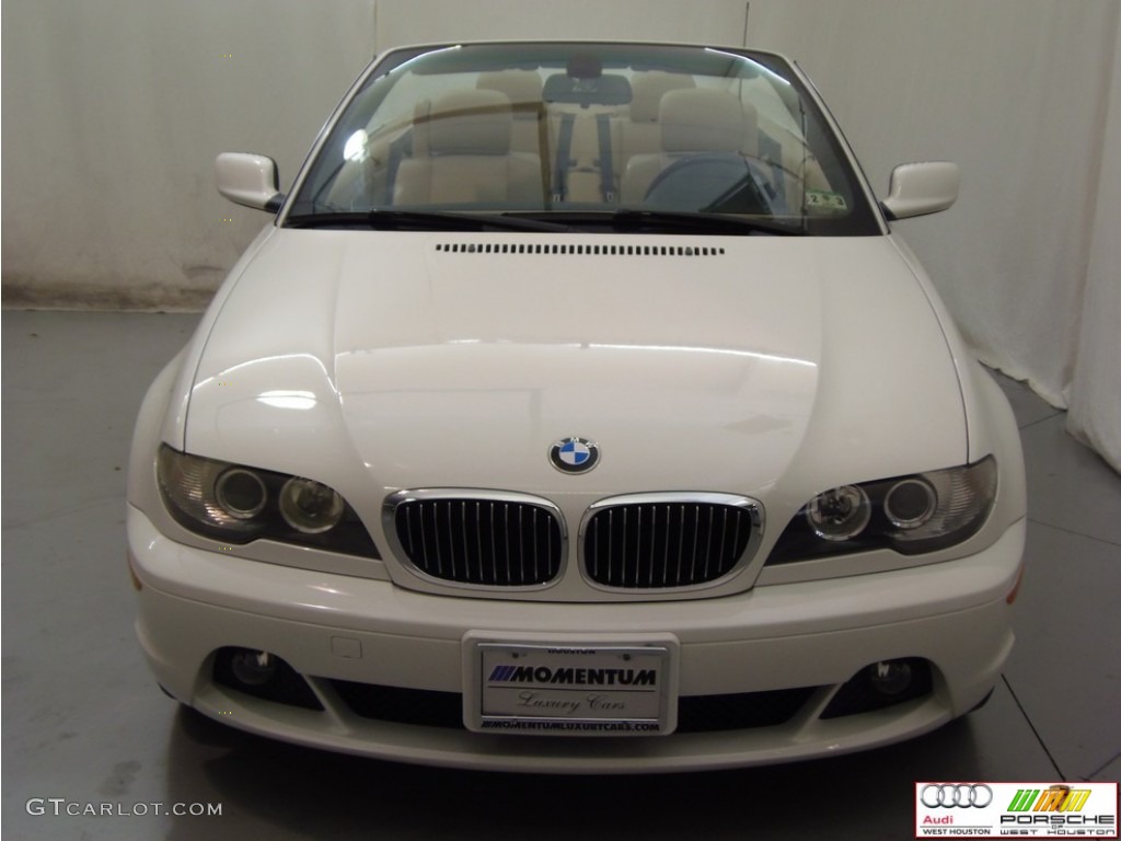 2005 3 Series 330i Convertible - Alpine White / Sand photo #17