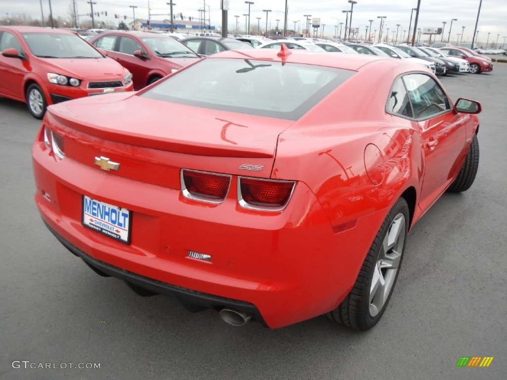 2012 Camaro SS/RS Coupe - Victory Red / Black photo #4