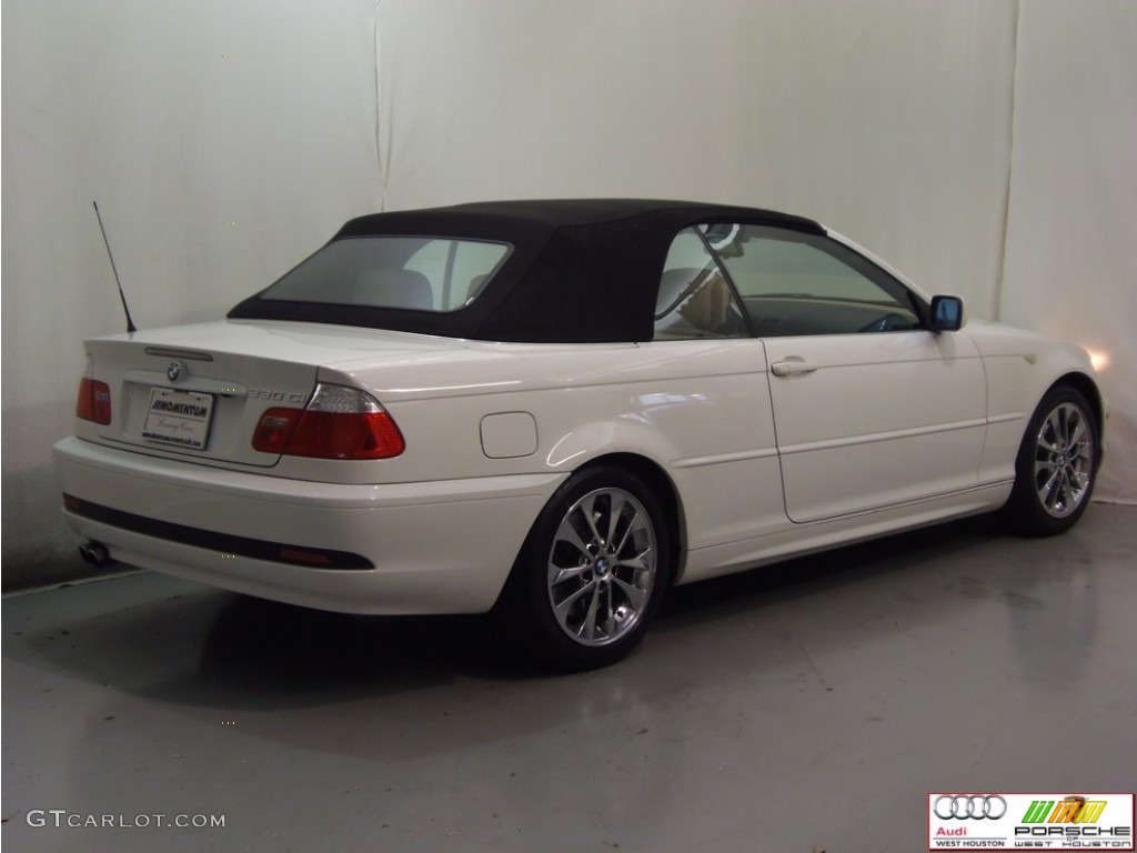 2005 3 Series 330i Convertible - Alpine White / Sand photo #20