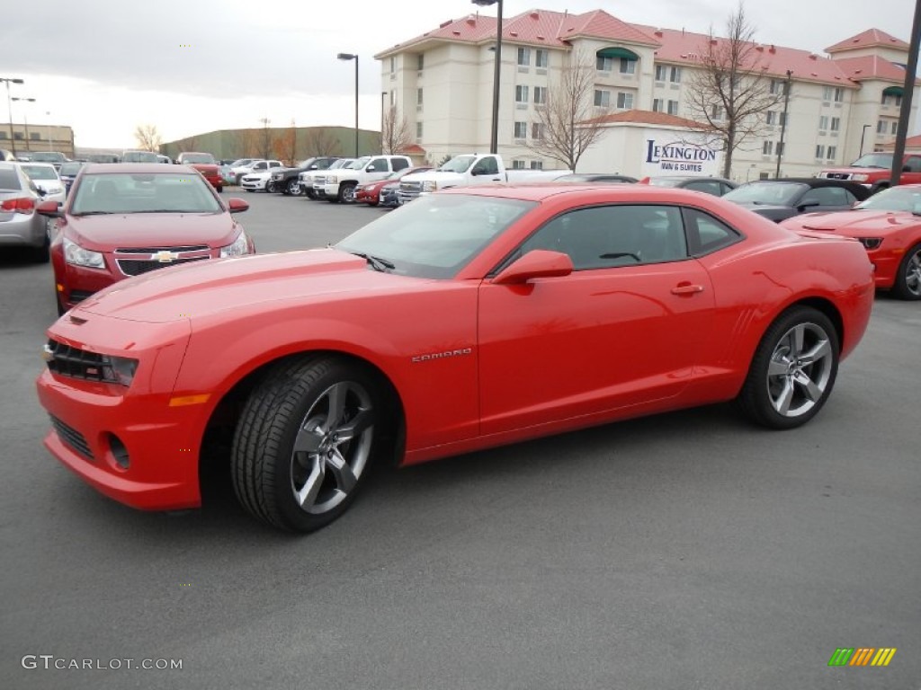 2012 Camaro SS/RS Coupe - Victory Red / Black photo #7