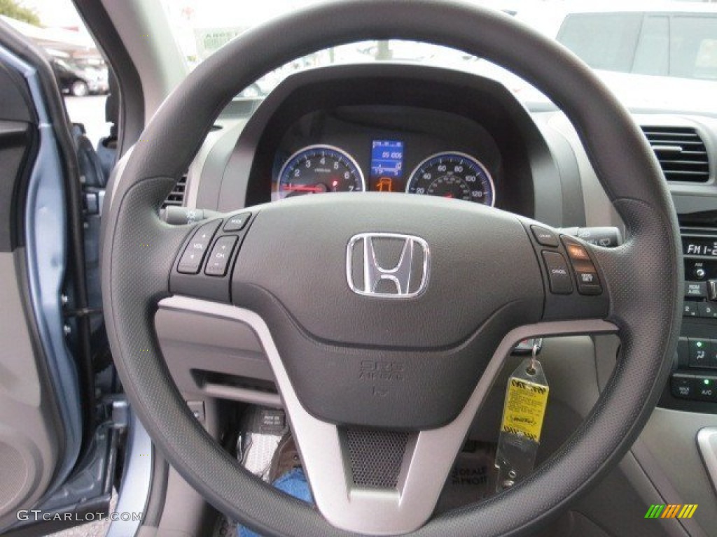 2011 Honda CR-V EX Gray Steering Wheel Photo #74185069