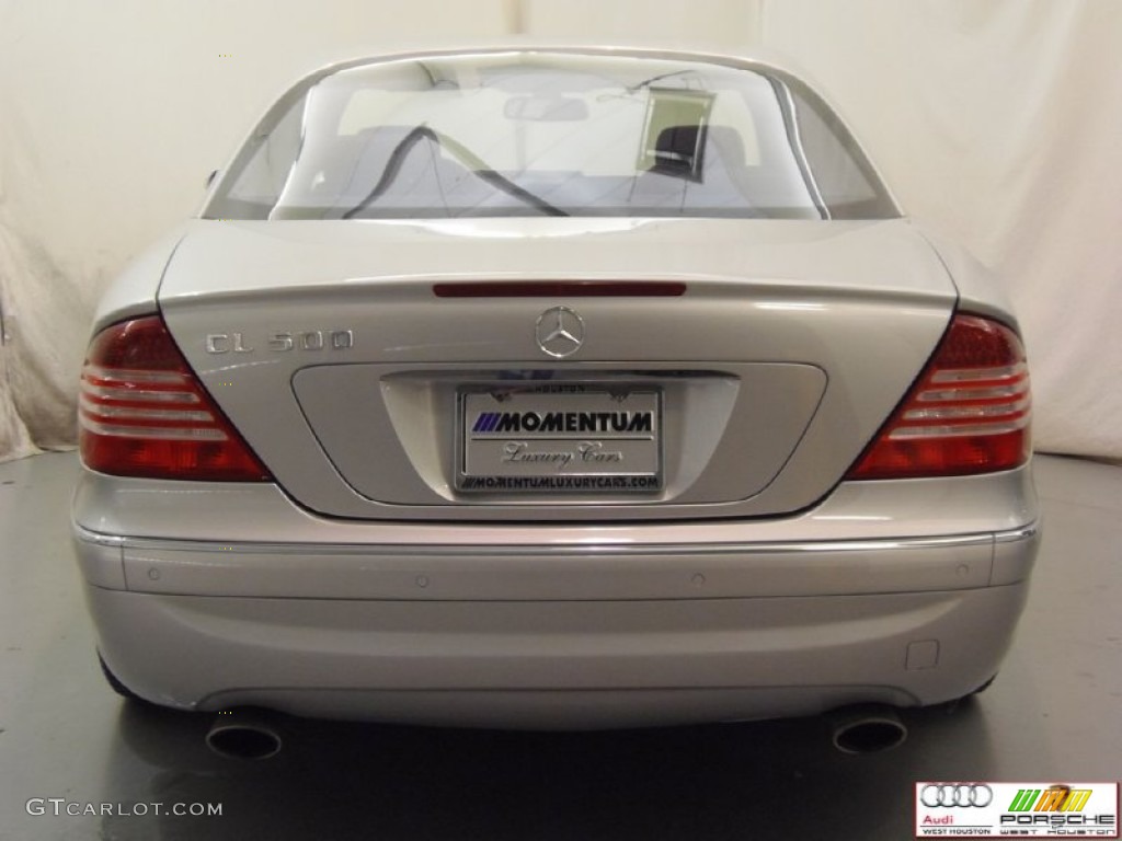 2004 CL 500 - Brilliant Silver Metallic / Charcoal photo #8