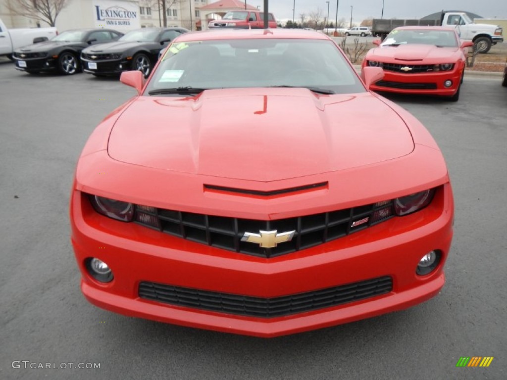 2012 Camaro SS/RS Coupe - Victory Red / Black photo #1