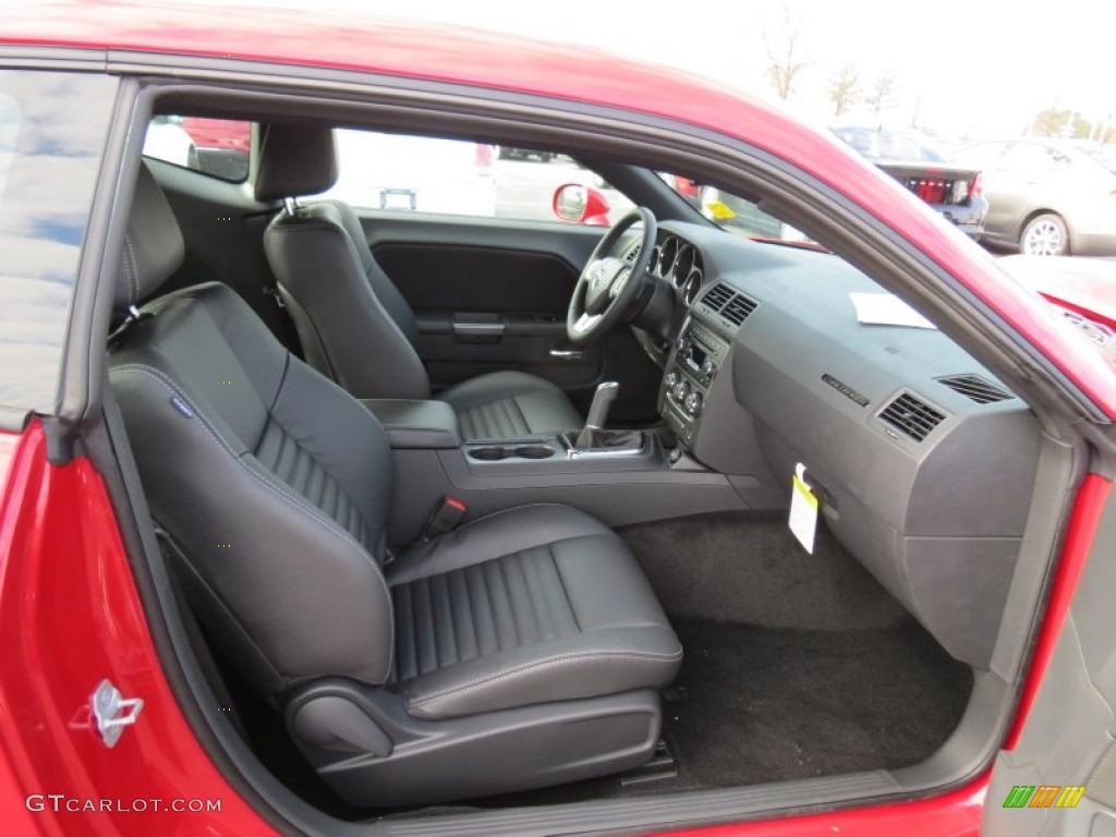Dark Slate Gray Interior 2013 Dodge Challenger SXT Plus Photo #74185881