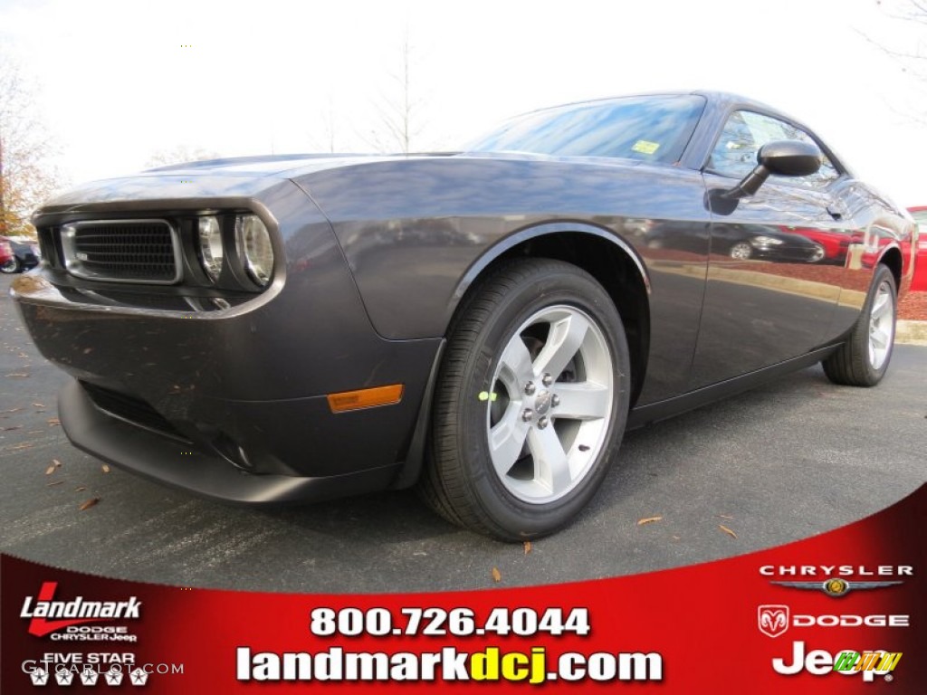 2013 Challenger SXT - Granite Crystal Metallic / Dark Slate Gray photo #1