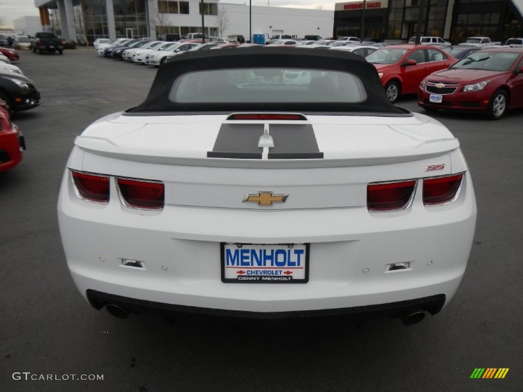 2012 Camaro SS/RS Convertible - Summit White / Black photo #6